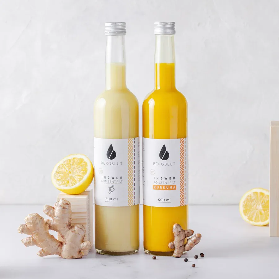Bergblut Bio-Ingwer- & Kurkuma-Duo